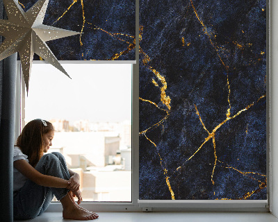 Roleta na okno Námornícky modrý mramor