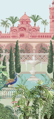 Roleta na dvere Palác so záhradou