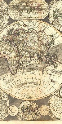 Roleta na balkon Mapa sveta