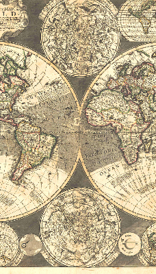 Roleta na balkon Mapa sveta