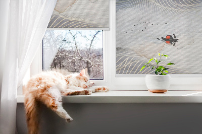 Roleta na balkon Rozmazané hory