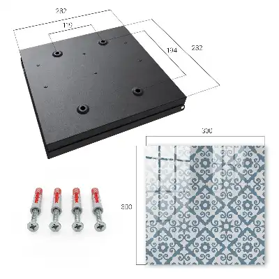 Geometrická elegancia v odtieňoch modrej