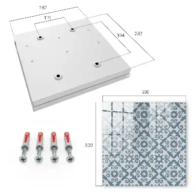 Geometrická elegancia v odtieňoch modrej