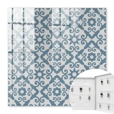 Geometrická elegancia v odtieňoch modrej