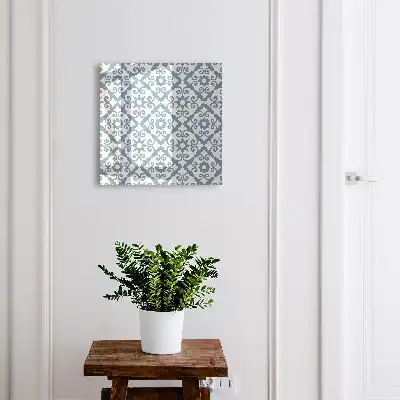 Geometrická elegancia v odtieňoch modrej
