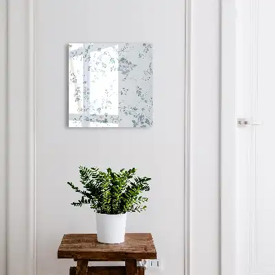 Botanické kvety na svetlom pozadí