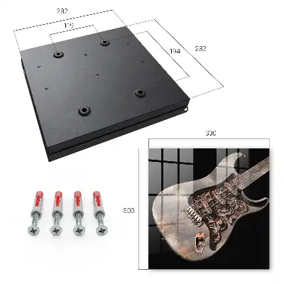 Mechanická gitara s ozubenými kolesami a prevodmi