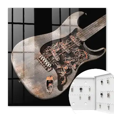 Mechanická gitara s ozubenými kolesami a prevodmi