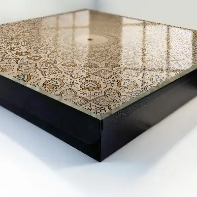 Zdobená mandala symetrie a elegancie