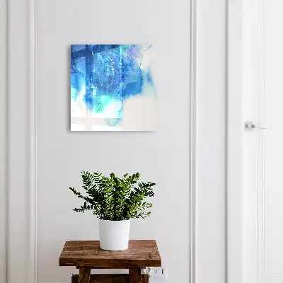 Modré vlny so zelenými akcentmi