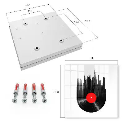 Hudba mesta vinylových platní