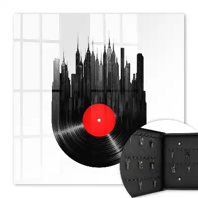 Hudba mesta vinylových platní