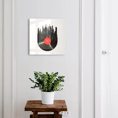 Hudba mesta vinylových platní
