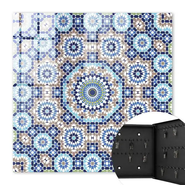 Orientálna mozaika s geometrickými vzormi