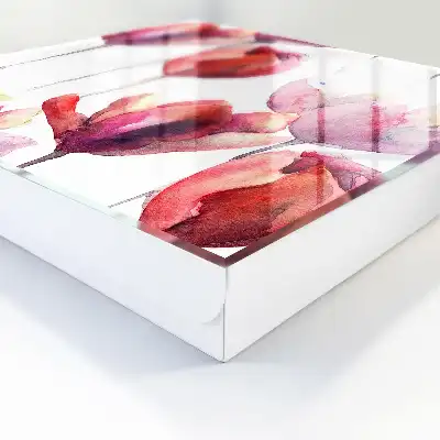 Tulipány v červenej a ružovej farbe