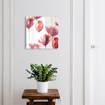 Tulipány v červenej a ružovej farbe