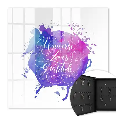 Vesmír miluje vďačnosť vo fialovej farbe