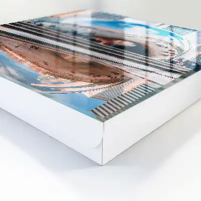 Mestský odraz odrážajúci mesto