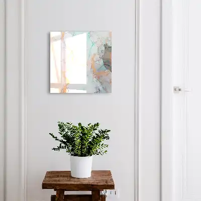 Farebné mramorové oranžové formy