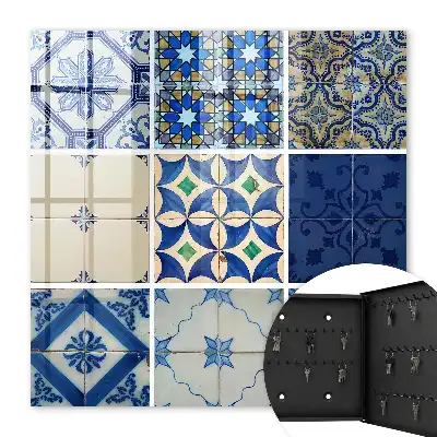 Azulejos dlaždice s nádychom modrej
