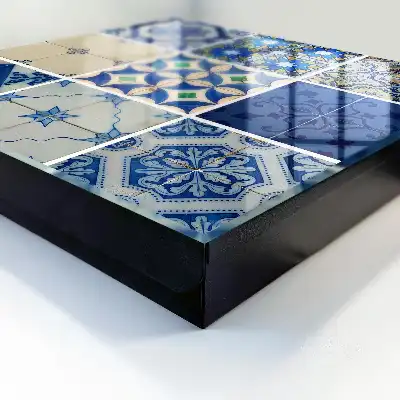 Azulejos dlaždice s nádychom modrej