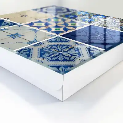 Azulejos dlaždice s nádychom modrej