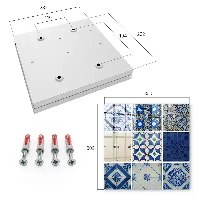 Azulejos dlaždice s nádychom modrej