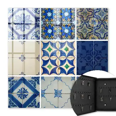 Azulejos dlaždice s nádychom modrej