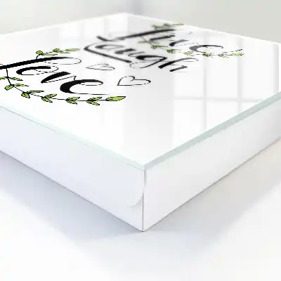 Pozitívna typografia s kvetinovými akcentmi