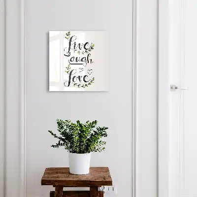 Pozitívna typografia s kvetinovými akcentmi