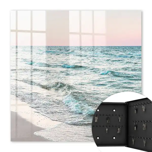 Morské vlny pri západe slnka