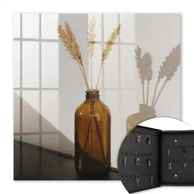 Fľaša cereálií v minimalistickom štýle