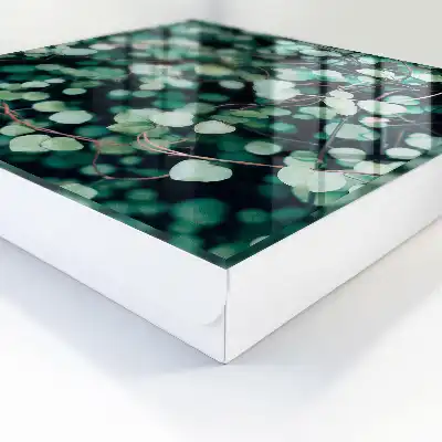 Upokojujúci vzor zelených listov