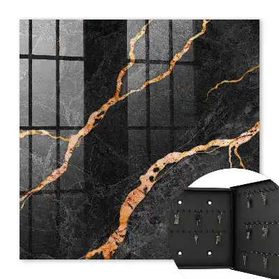 Čiernooranžový kameň plný elegancie