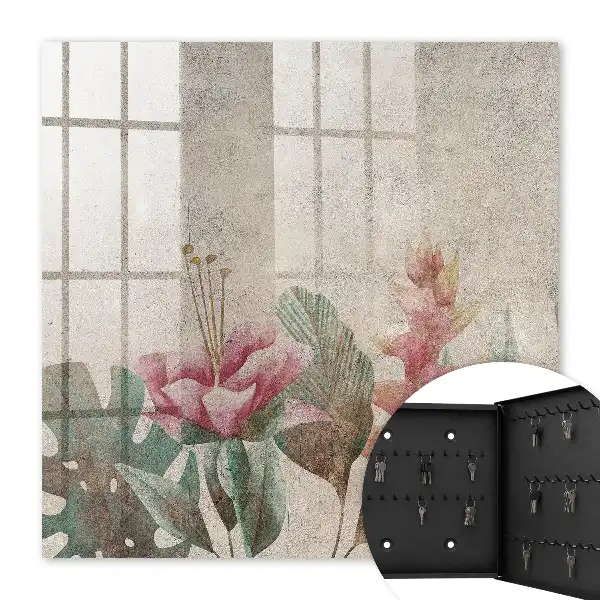 Botanická elegancia s textúrovaným pozadím