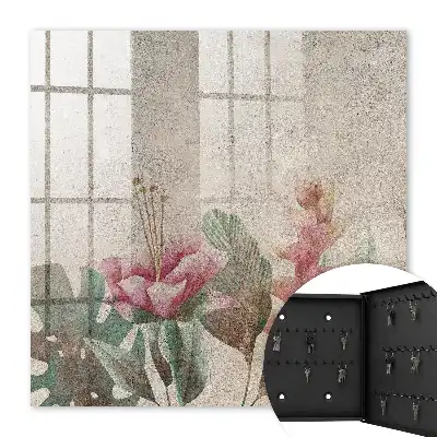 Botanická elegancia s textúrovaným pozadím