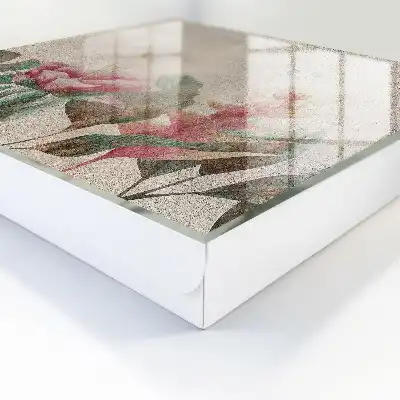 Botanická elegancia s textúrovaným pozadím