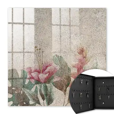 Botanická elegancia s textúrovaným pozadím