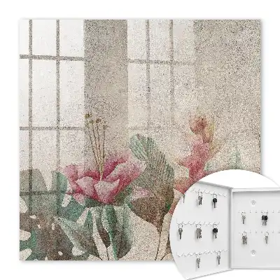 Botanická elegancia s textúrovaným pozadím
