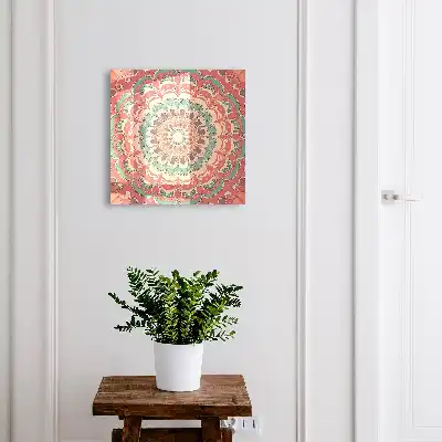 Farebná mandala s harmonickými vzormi