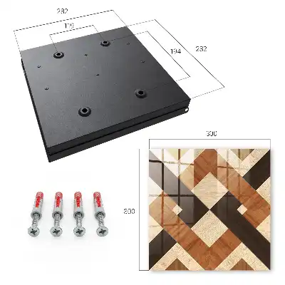Moderná geometria hnedá čierna