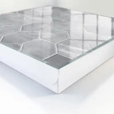 Sivý geometrický vzor
