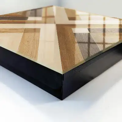Drevená elegancia hnedej a béžovej