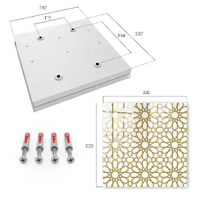 Geometrický vzor v harmonickom usporiadaní