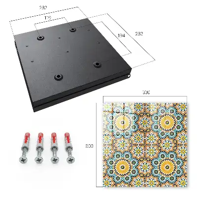 Geometrická mozaika so vzormi