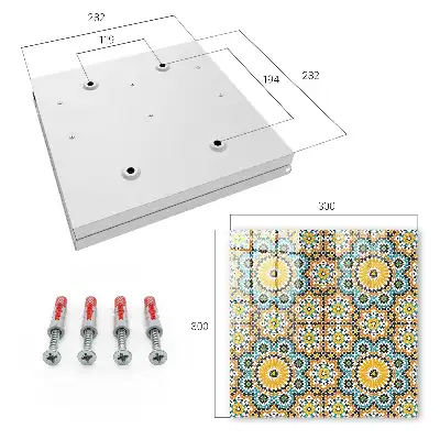 Geometrická mozaika so vzormi