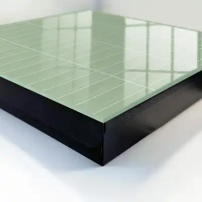 Zelený kockovaný minimalistický štýl