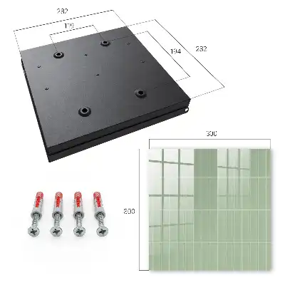 Zelený kockovaný minimalistický štýl
