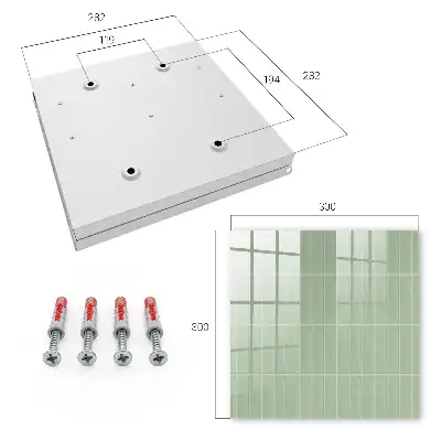 Zelený kockovaný minimalistický štýl