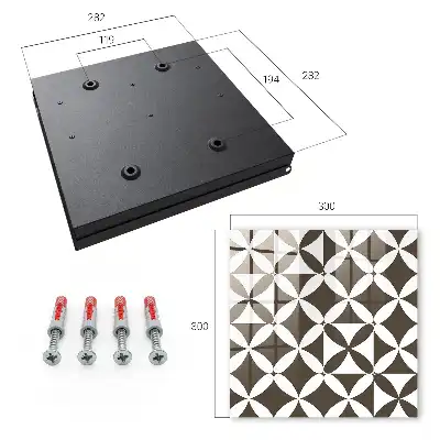 Geometrická kompozícia symetrická kontrastná